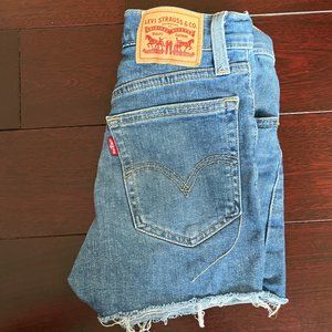 Levi's High Rise Jean Shorts Size 24